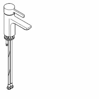 Aquarotter Einhebel-Standbatterie, F5, 125 mm, Hygieneoption – Bild 2