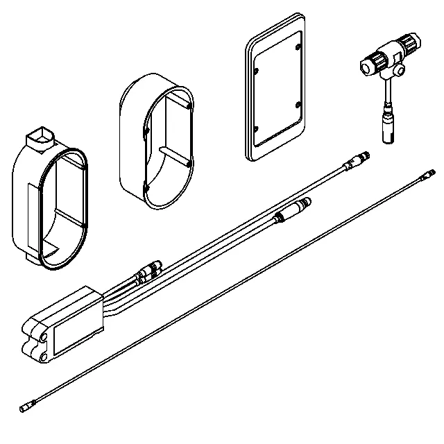 Aquarotter Elektronikmodul, A3000open, EM5, ID 02010, UP-Dose und Abdeckung, 24 VDC