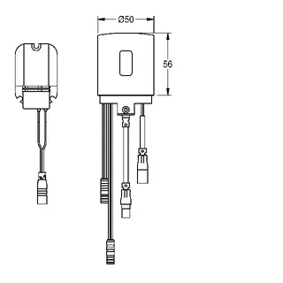 Aquarotter Hygieneeinheit, F5, f. EHM Wandbatt. – Bild 3