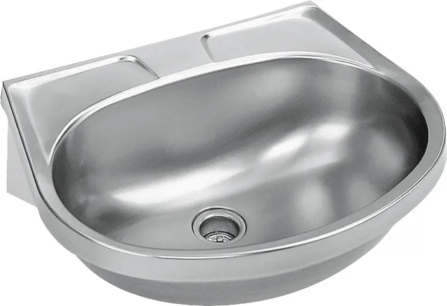 Aquarotter Handwaschbecken, ANIMA, Edelstahl, 550x155x450 mm, ohne Überlauf