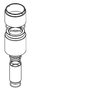 Aquarotter Verlängerungsset, AQUALINE, 33 mm, ab 2001 – Bild 2