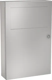 Aquarotter Abfallbehälter, RODAN, Edelstahl, 355x540x110 mm, Aufputz, ca. 16 l