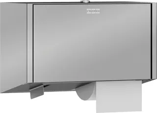 Aquarotter WC-Doppelrollenhalter, EXOS, Edst., 280x193x147 mm, Aufputz