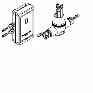 Aquarotter Hygieneeinheit, F5, Wandmontage, f. EHM F5 100 mm, f. Batt. oder Netzteil – Bild 2