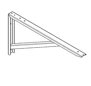 Aquarotter Konsole, MAXIMA, Edelstahl, 40x320x675 mm – Bild 2