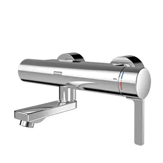 Aquarotter Thermostat-Wandbatterie, F5, EHM, Schwenkauslauf, 215 mm, Hygieneoption