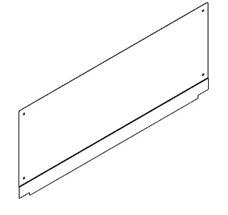 Aquarotter Rückwand, SIRIUS, Edelstahl, 750x300x2 mm – Bild 2