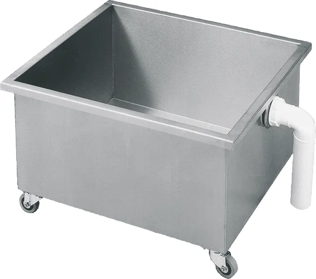 Aquarotter Schlammfangbecken, SIRIUS, Edst., 600x360x550 mm, auf Rollen