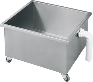 Aquarotter Schlammfangbecken, SIRIUS, Edst., 600x360x550 mm, auf Rollen