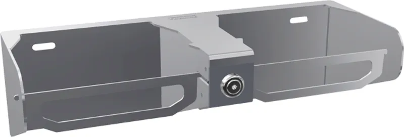 Aquarotter WC-Doppelrollenhalter, RODAN, Edst., 335x98x132 mm, Aufputz