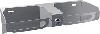 Aquarotter WC-Doppelrollenhalter, RODAN, Edst., 335x98x132 mm, Aufputz