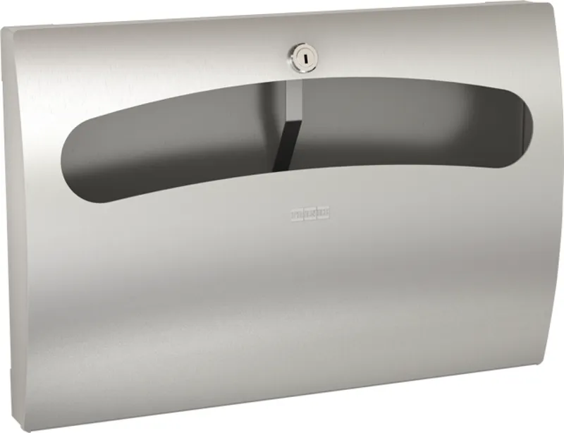 Aquarotter WC-Sitzpapierspender, STRATOS, Edelstahl, 393x263x54 mm, Aufputz