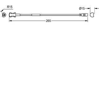 Aquarotter Temperaturfühler, A3000open, zum anlegen, Kaltwasserseite – Bild 3