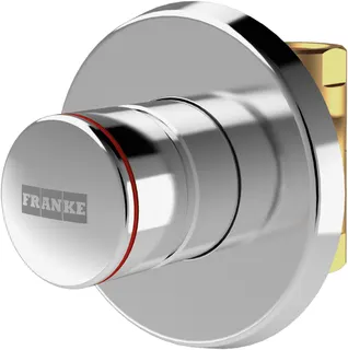 Aquarotter Durchgangsventil, F3, hydraulisch, DN20, o. Mischung, Unterputz, duschen