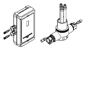 Aquarotter Hygieneeinheit, F5, Wandmontage, f. EHM F5 125 mm, f. Batt. oder Netzteil – Bild 2