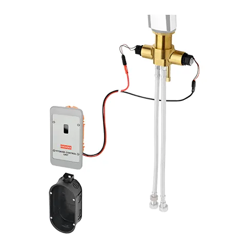 Aquarotter Hygieneeinheit, F5, Unterputzmontage, f. EHM F5 100 mm, f. Batt. oder Netzteil