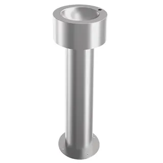 Aquarotter Standtrinkbrunnen, ANIMA, Edelstahl, 325x900x325 mm, Hahnloch