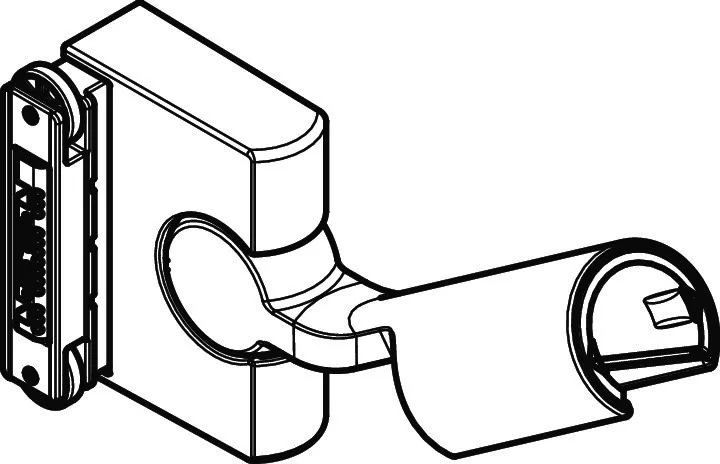 Hansgrohe Schieber kpl. Unica E Brausenstange chrom