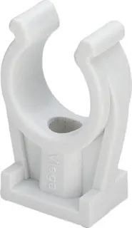 Viega Rohr-Clip 94826C1 einfach in 15mm Kunststoff weiss