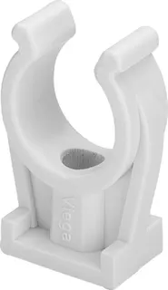 Viega Rohr-Clip 94826C1 einfach in 10mm Kunststoff weiss – Bild 2