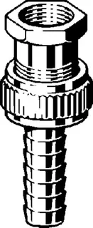 Viega Standrohrverschraubung 1842 in 3/4 Zoll x Rp1 Messing – Bild 3
