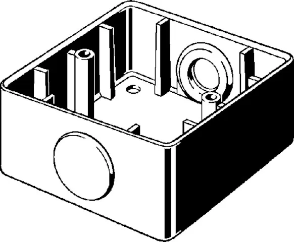 Viega Baugr. Gehäuse 7134-859 aus Kunststoff weiß