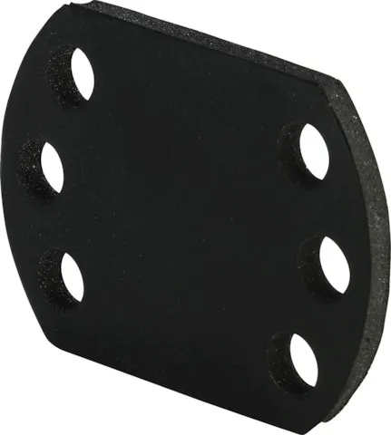 Viega Gummiplatte Sanfix 8013.25 in 52x38x4mm Gummi schwarz