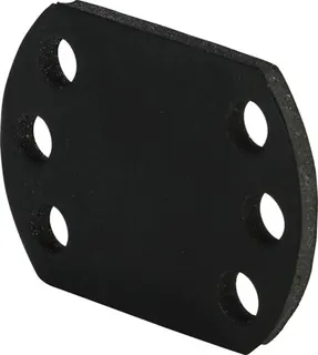 Viega Gummiplatte Sanfix 8013.25 in 52x38x4mm Gummi schwarz