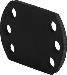 Viega Gummiplatte Sanfix 8013.25 in 52x38x4mm Gummi schwarz – Bild 2