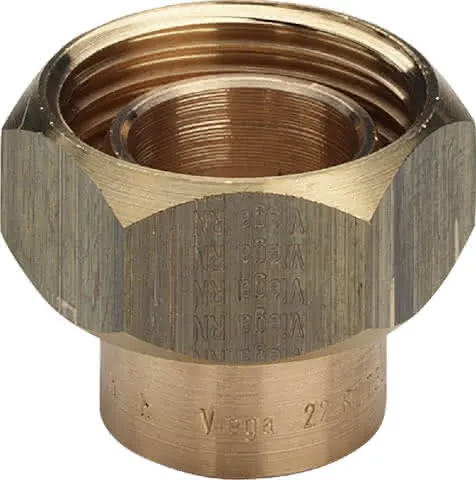 Viega Verschraubung 94384G konischdichtend in 12mm x G1/2 Rotguss