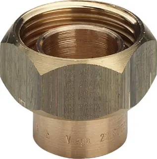 Viega Verschraubung 94384G konischdichtend in 12mm x G1/2 Rotguss