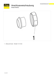 Viega Verschraubung 94384G konischdichtend in 12mm x G1/2 Rotguss – Bild 4