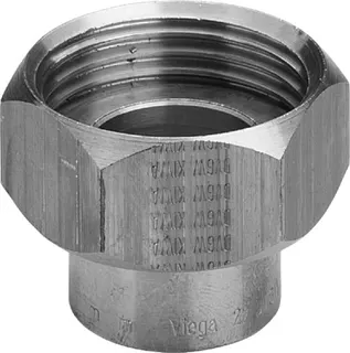 Viega Verschraubung 94359 flachdichtend in 18mm x G3/4 Rotguss – Bild 2