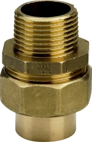 Viega Rohrverschraubung 94343G konischdichtend in 22mm x R3/4 Rotguss
