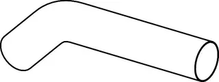 Viega Ablaufbogen 5535-100 in 32x180mm Messing verchromt – Bild 3