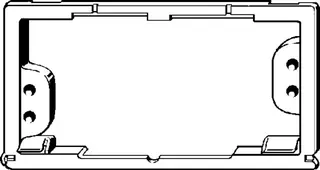 Viega Grundplatte 8180.16 in 260x129mm Kunststoff – Bild 3