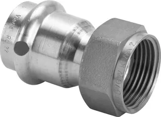 Viega Verschraubung mit SC Sanpress 2263 flachdichtend in 42mm x G2 Sibr – Bild 2