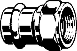 Viega Verschraubung mit SC Sanpress 2263 flachdichtend in 42mm x G2 Sibr – Bild 3