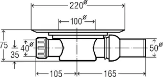 Viega Badablauf Advantix 4935.6 in 50mm Kunststoff grau – Bild 4