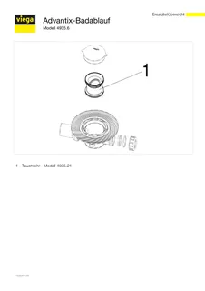 Viega Badablauf Advantix 4935.6 in 50mm Kunststoff grau – Bild 5