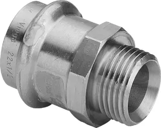 Viega Übergangsstück mit SC Profipress G 2611.5 für Gas in 18mm x G1/2 Rotguss – Bild 2