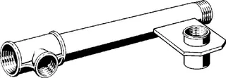 Viega Gaszähler-Anschlusseinheit G2340 in Rp1 x Rp1 x 250mm Stahl – Bild 3