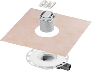 Viega Badablauf 4936.4 in DN 50 Kunststoff grau