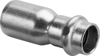 Viega Reduzierstück mit SC Sanpress Inox 2315.1LF in LABS-frei in 28x18mm – Bild 2