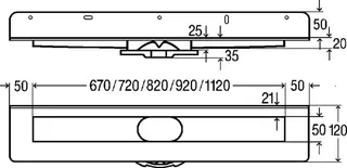 Viega Duschrinnen-Grundkörper Advantix 4982.20 in 800mm Edelstahl – Bild 4