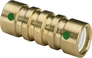 Viega Muffe mit SC Geopress 9615TW in 50mm Rotguss