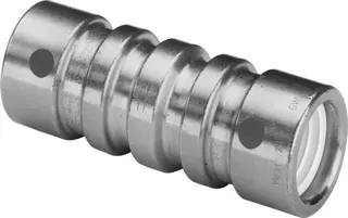 Viega Muffe mit SC Geopress 9615TW in 40mm Rotguss – Bild 2
