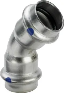 Viega Bogen 45 Grad mit SC Sanpress Inox 2326LF in LABS-frei in 54mm
