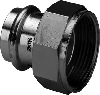 Viega Verschraubung mit SC Prestabo 1163 in 35mm x G2 Stahl verzinkt – Bild 2