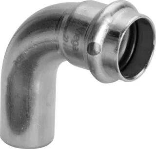 Viega Bogen 90 Grad mit SC Sanpress Inox 2316.1LF in LABS-frei in 28mm – Bild 2